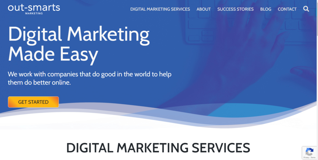 Out-Smarts Website - Snapshot - Digital Marketing Made Easy