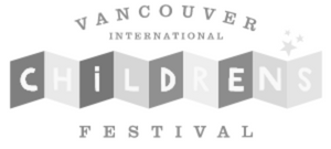 Black & white logo for childrens festival