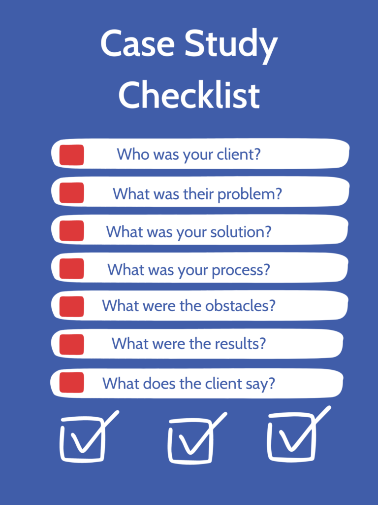 Image of case study checklist.