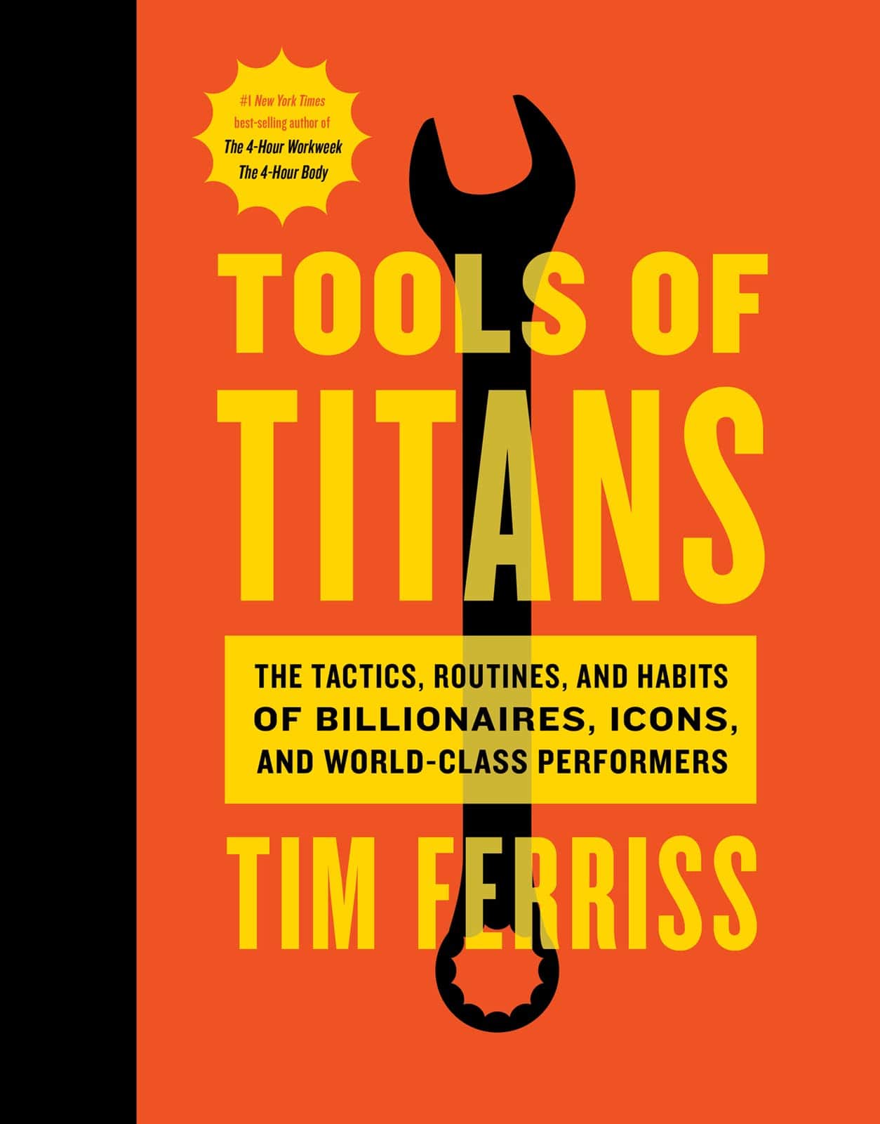 Book: Tools of Titans, by Tim Ferriss 
